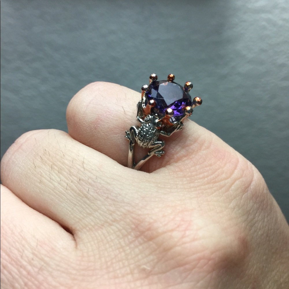 Frog and prince ring